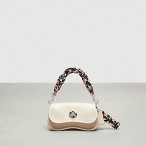 Mini Wavy Dinky Bag With Crossbody Strap In Coachtopia Leather
